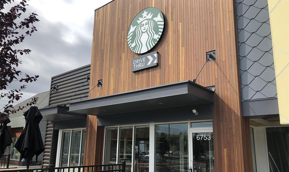 Starbucks Example of Retail Construction Services